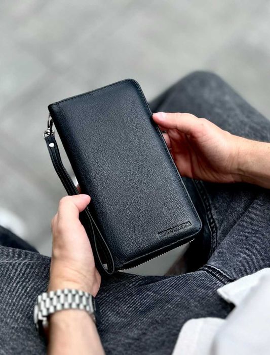 Клатч з натуральної шкіри