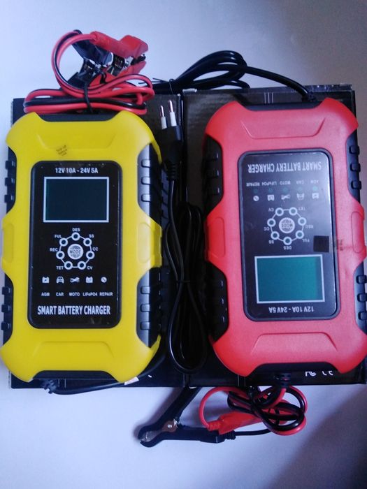 FOXSUR  7A12V,12/24V 10A,8A,бустер, імпульсний зарядний пристрій