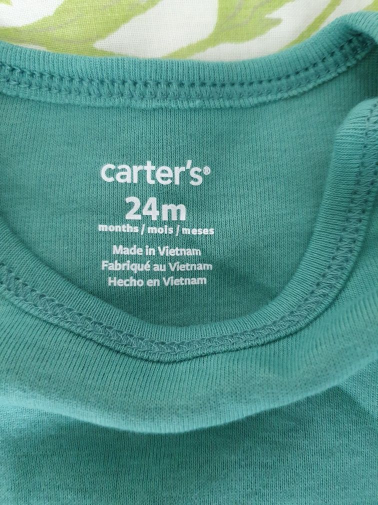 Бодіки з коротким та довгим рукавом  carter's