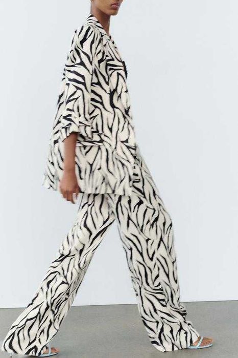 Blazer estampado da Zara