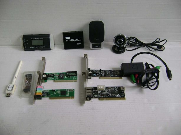 Akcesoria PC, Jabra BT, HD Media Box, Tester ATX, WiFi USB, NEC 1394a