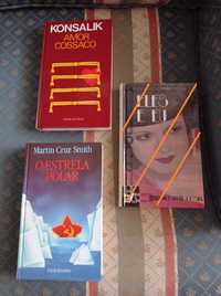 Dois livros com temas diferentes - Amor Cossaco   e   Estrela Polar