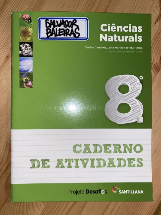 Ciências da natureza Caderno atividades 8