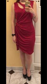 Czerwona/bordowa sukienka