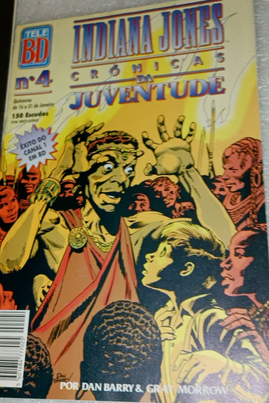 Antiga Coleção 7 bandas desenhadas indiana Jones