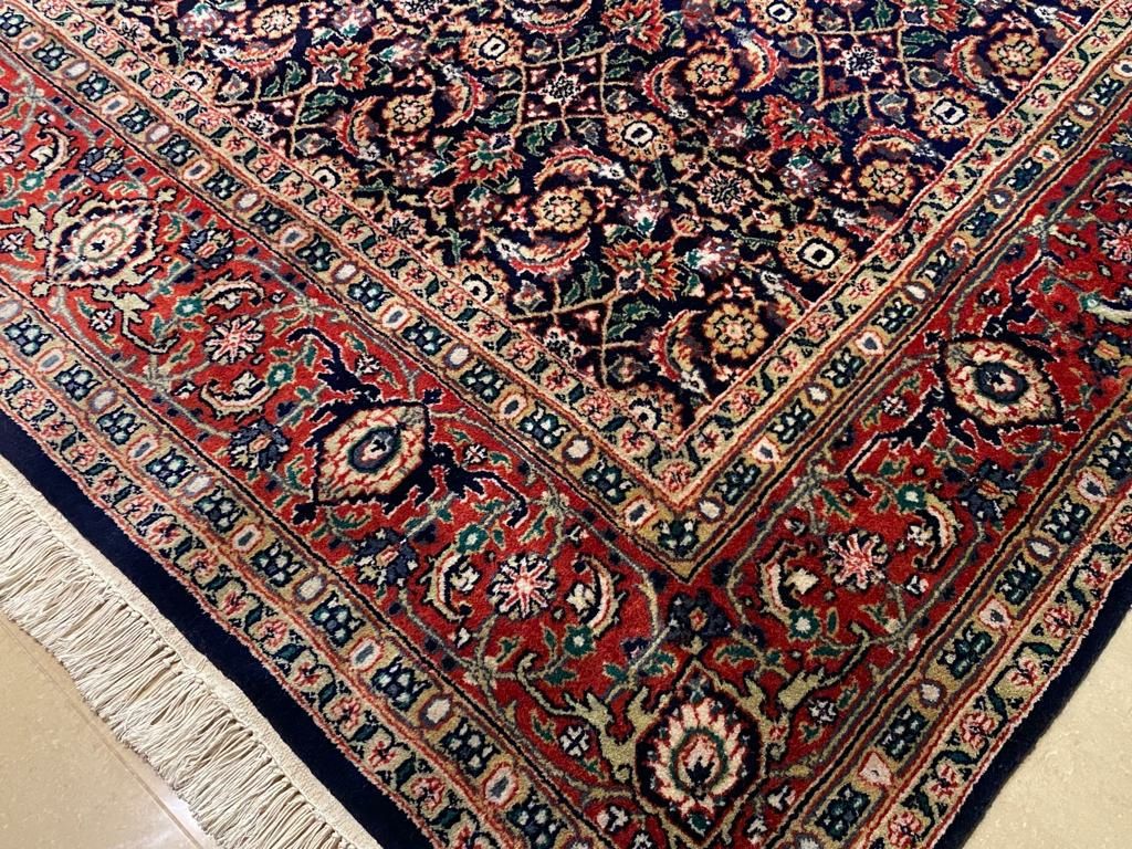 Kaszmirowy perski dywan Herati 285 # 180 Ręcznie tkany - wełniany