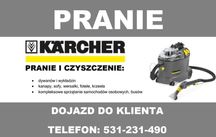 Pranie tapicerki samochodowej, meblowej, dywanów /SUPER CENY