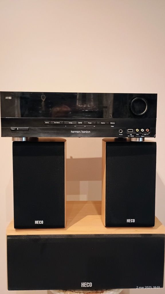 Amplituner Harman Kardon AVR 70 plus Heco