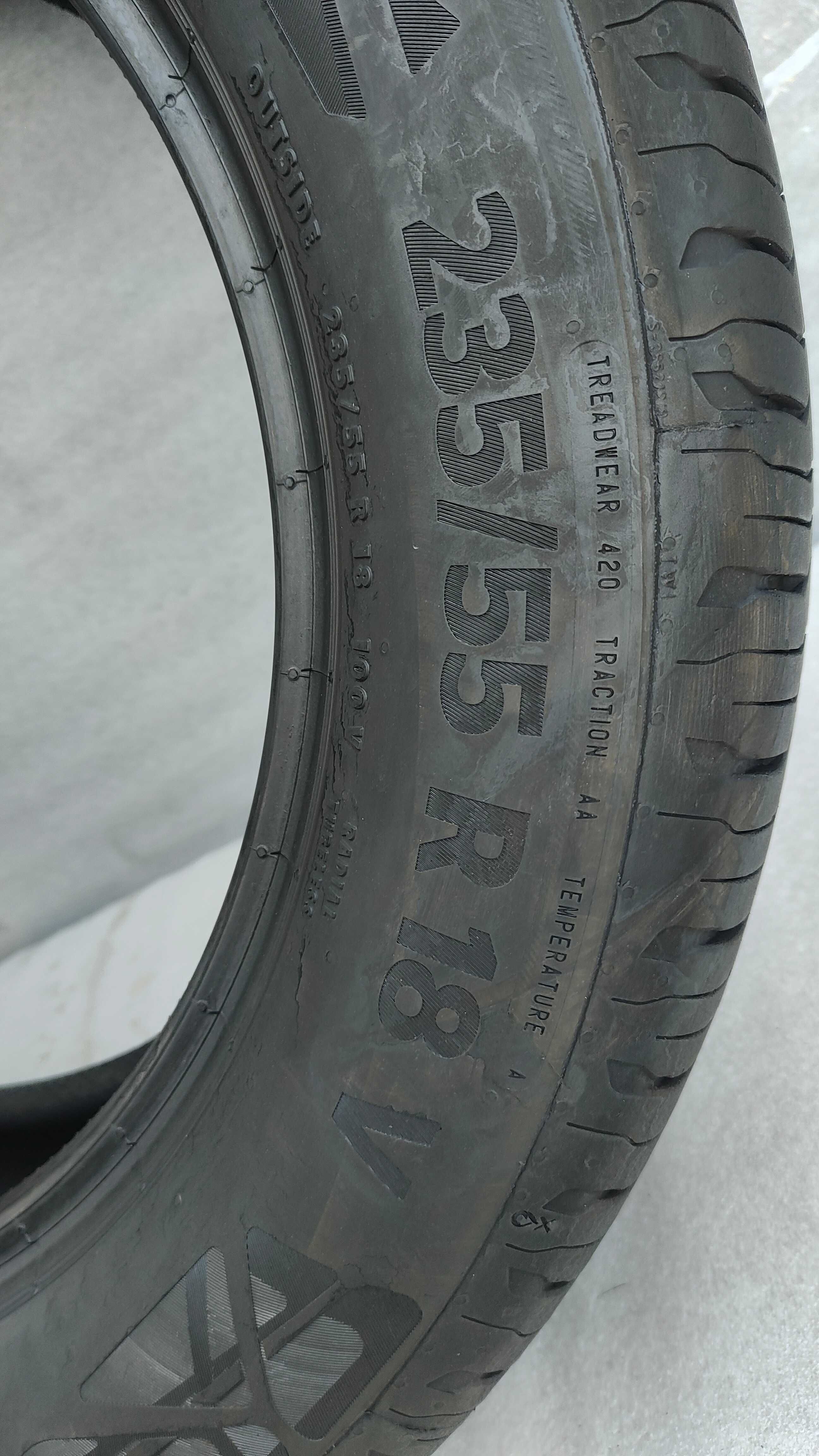 Opony Letnie 235/55/18 Continental 2szt 6mm 2023r