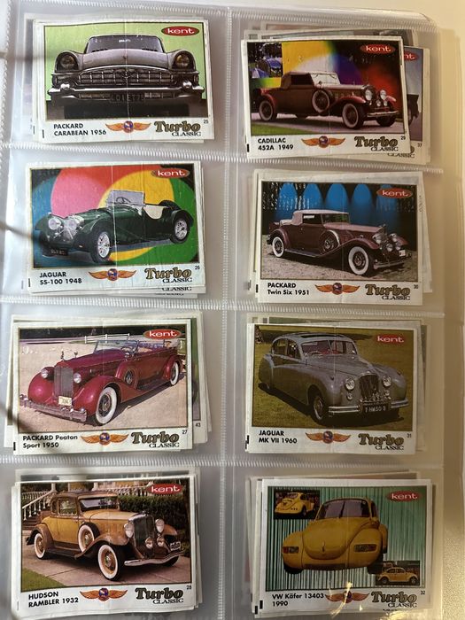 Вкладыши Turbo Classic 1-70 (полная коллекция)