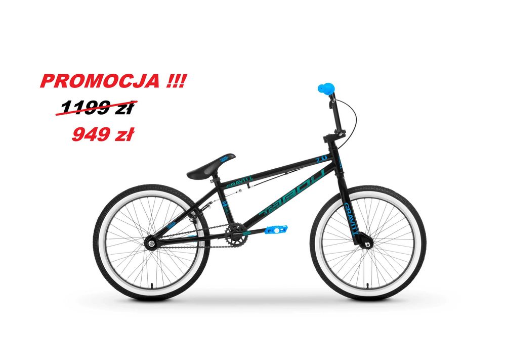 Rower BMX Tabou gravity 2.0 rama 10" kolo 20 " Niebieski