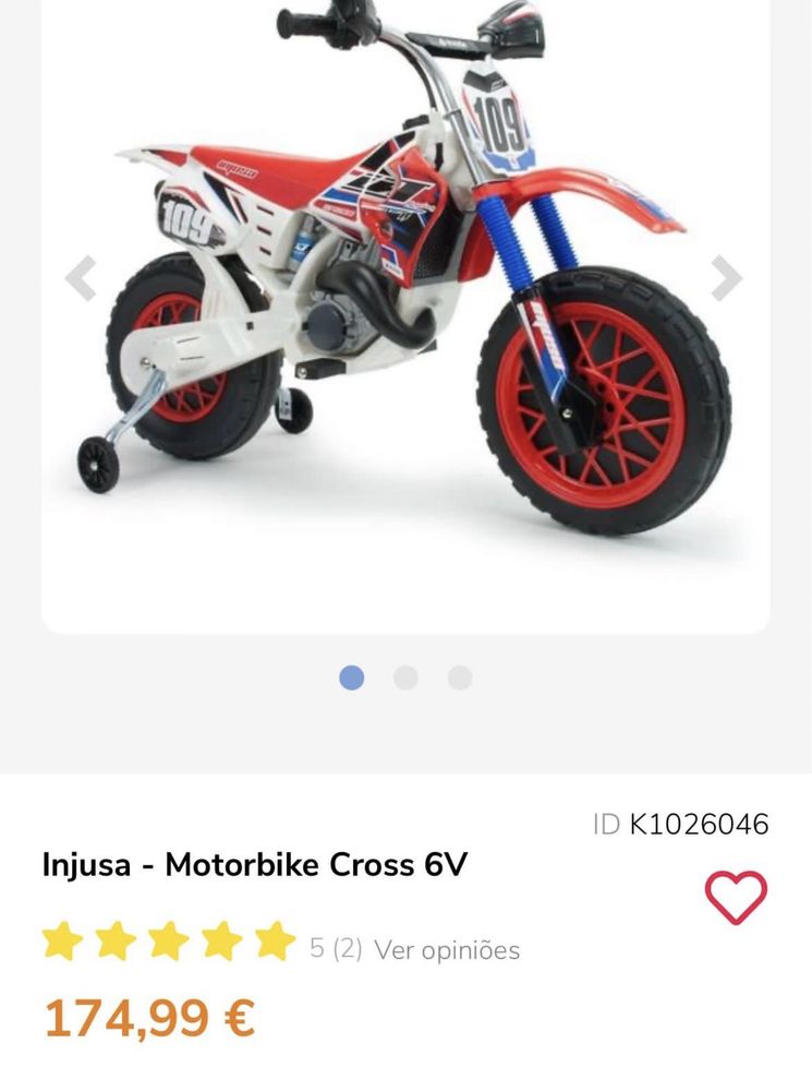 Injusa - Motorbike Cross 6V