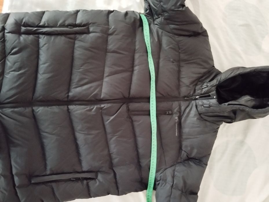 Пуховик 52-54 р. зимова куртка чоловіча чорна тепла парка бу