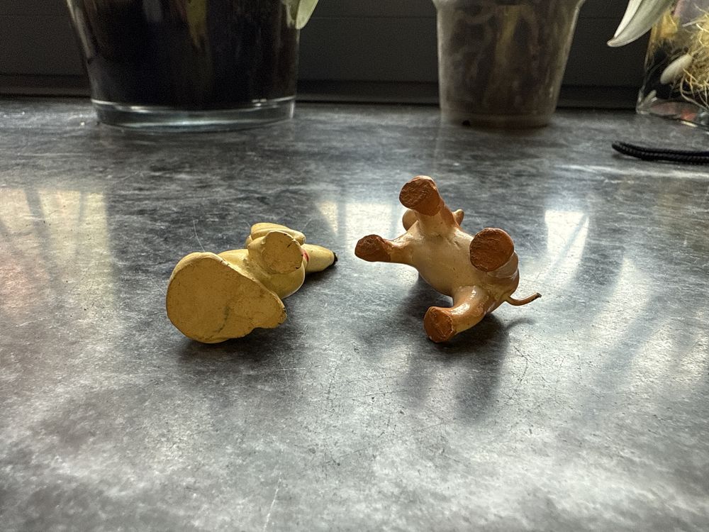 Cão e Tigre (minis) em loiça