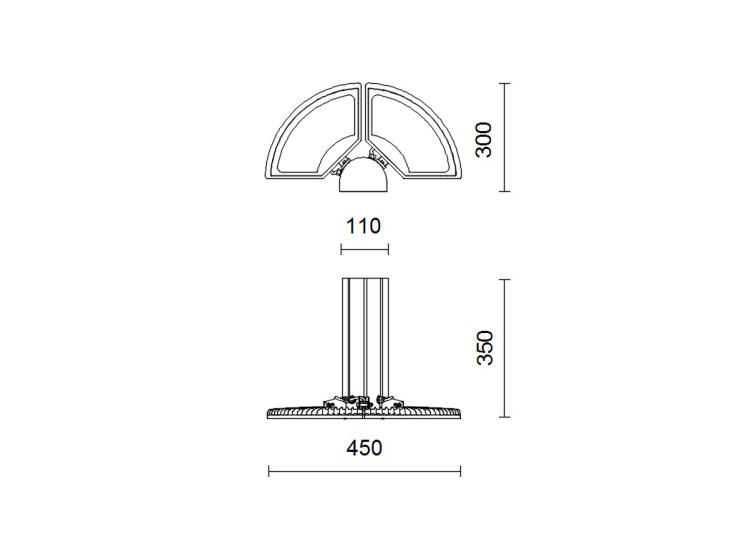 Plafon Office Flower Midi Wall OFL107987