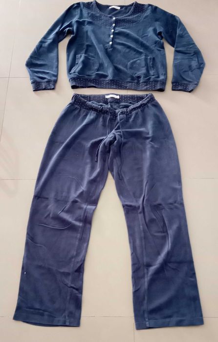 Pijama senhora, azul, pouco uso, por 5€