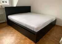 Łóżko z Ikea Malm 160x200, 2 szuflady, materac GRATIS, dostawa
