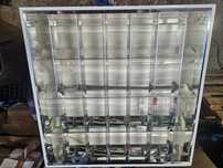 Podtynkowa lampa rastrowa, 4x18W, Plexiform