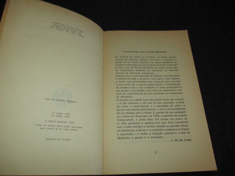 Livro Angola Angolé Angolema Arlindo Barbeitos