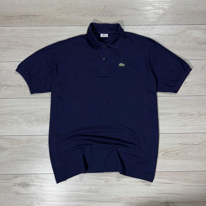 Класичне темно Синє Поло Футболка Лакосте Lacoste l.12.12 фактично xxl