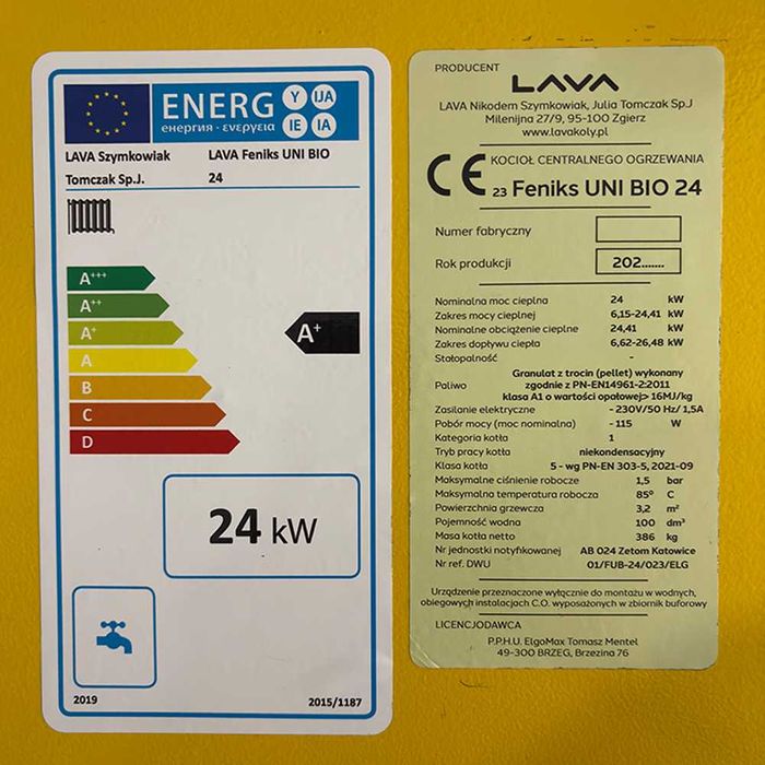 Kocioł UniBio 24kW