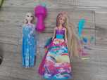 Zestaw lalek barbie i elsa