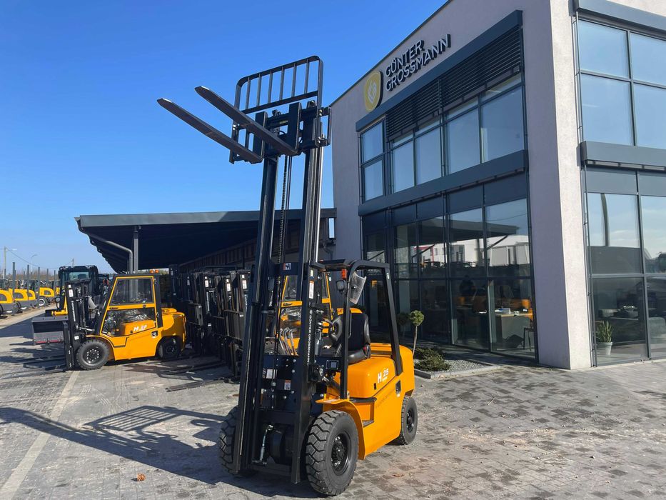 Nowy wózek widłowy 2.5T - duplex. Günter Grossmann. Gwarancja 3 lata