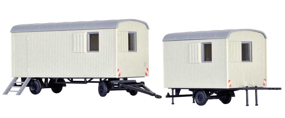 Kibri - Przyczepy, barakowozy na budowę H0 1:87