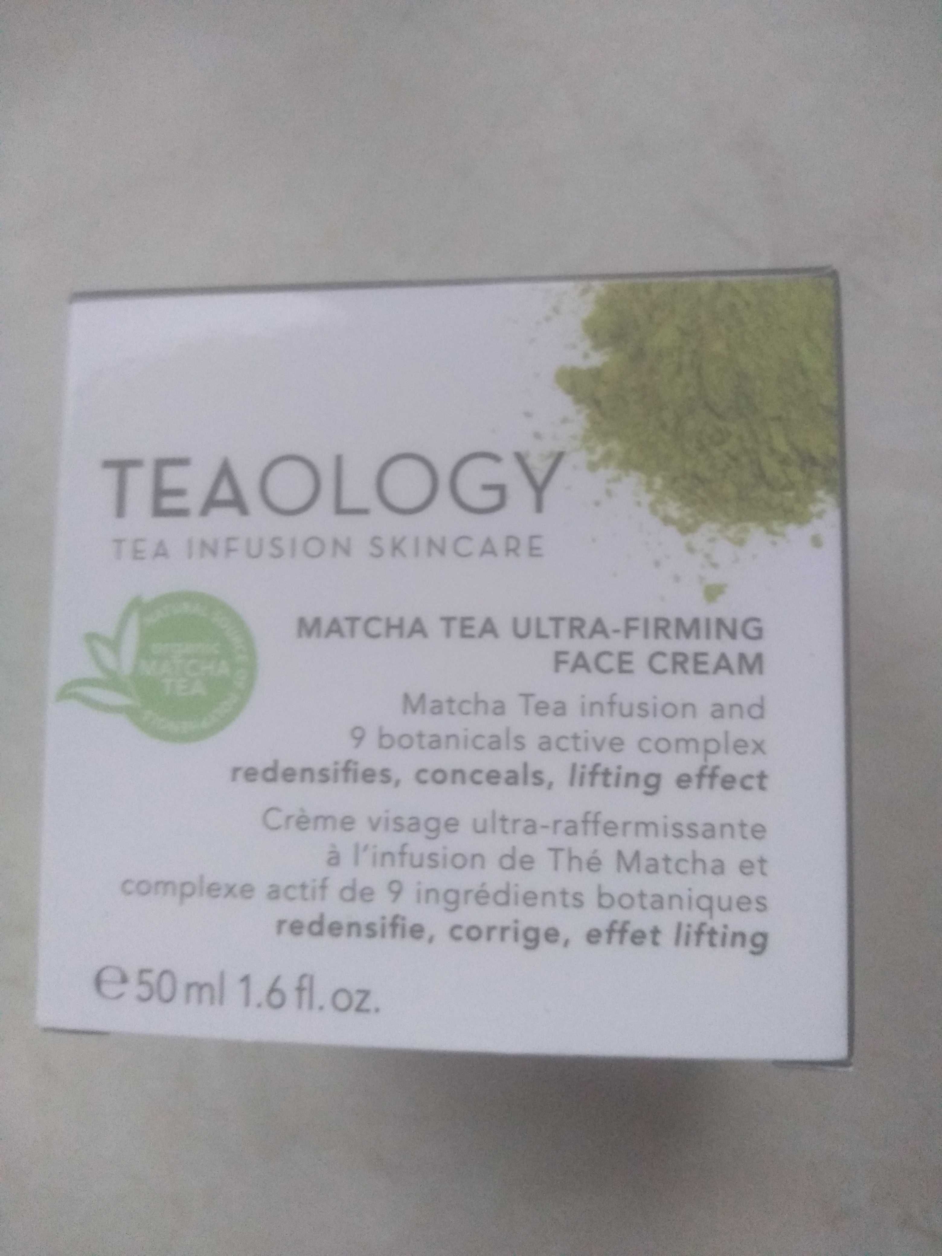 Teaology tea infusion skincare matcha krem do twarzy ujędrniający