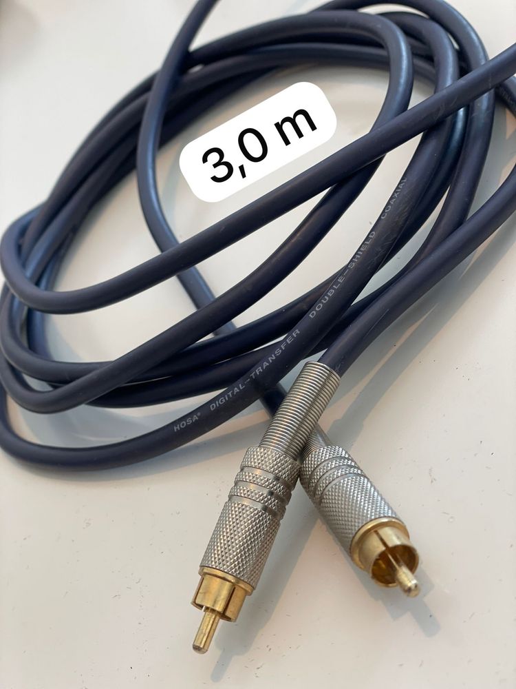 Cabos Audio e Antena