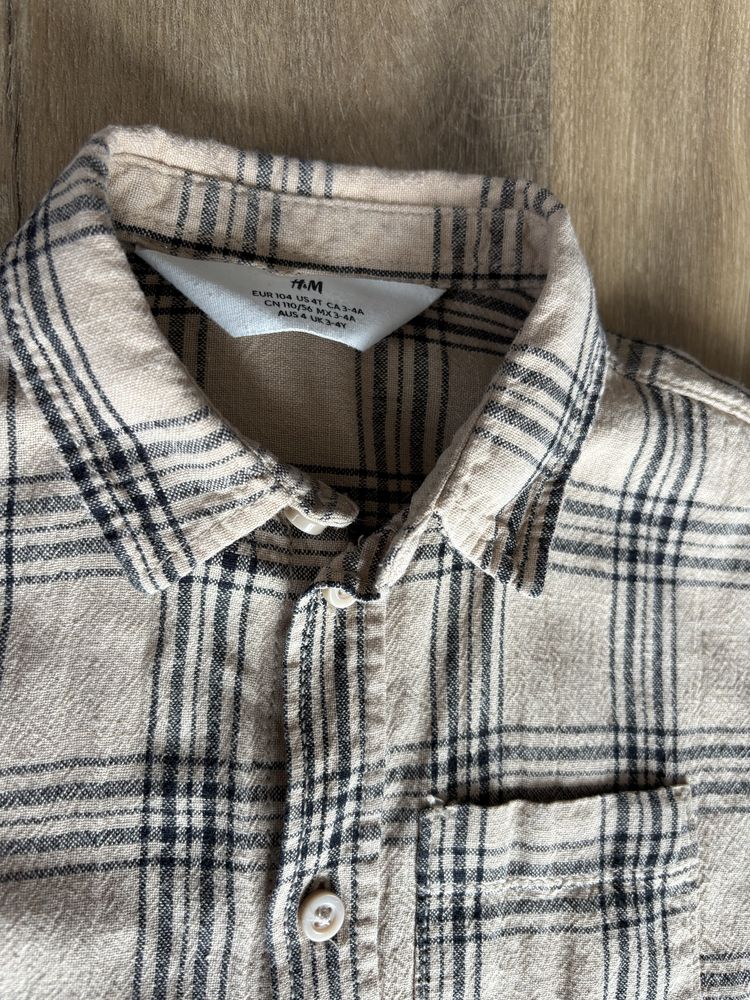 Koszula z krótkim rękawem H&M 104