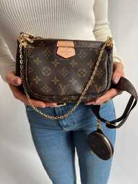 Нова сумочка Louis Vuitton multi (pochette-brown) 3 у 1
