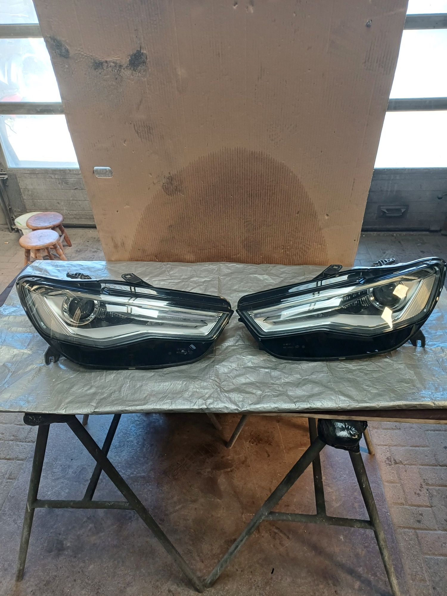 Lampy przednie do audi a6 c7 fl bixenon led