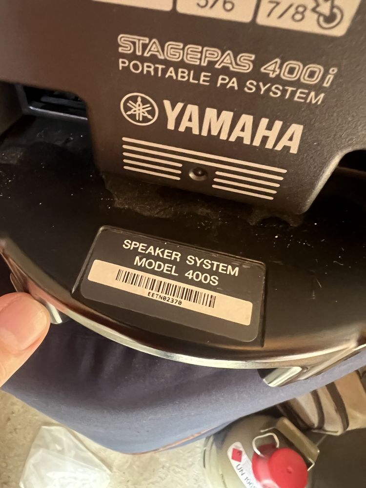 Колонки и пульт yamaha stagepas 400i