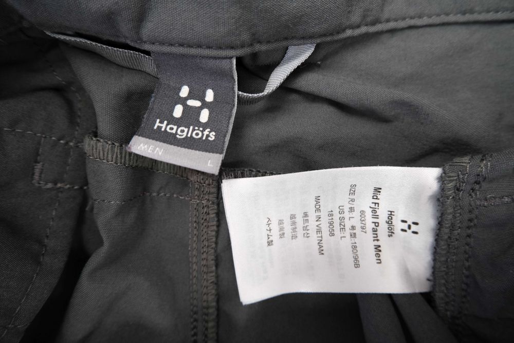 Haglofs mid fjell pant men softshellowe męskie  cienkie spodnie