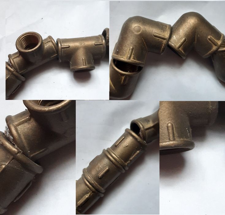 Угол тройник латунный  1/2"х1/2" ВВ