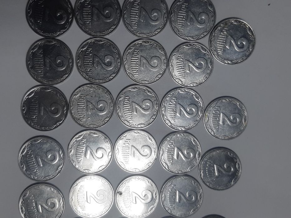 Монети 2коп.1992,993,94