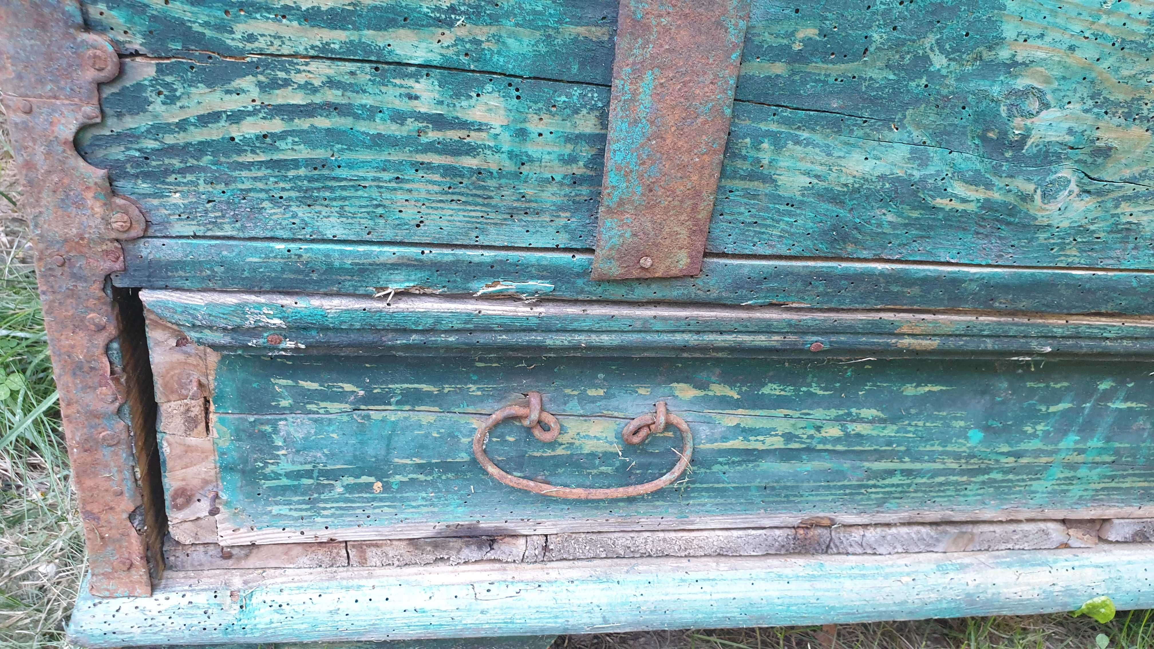 Kufer skrzynia stara antyk do renowacji