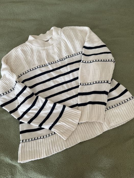 Оверсайз кофта в полоску