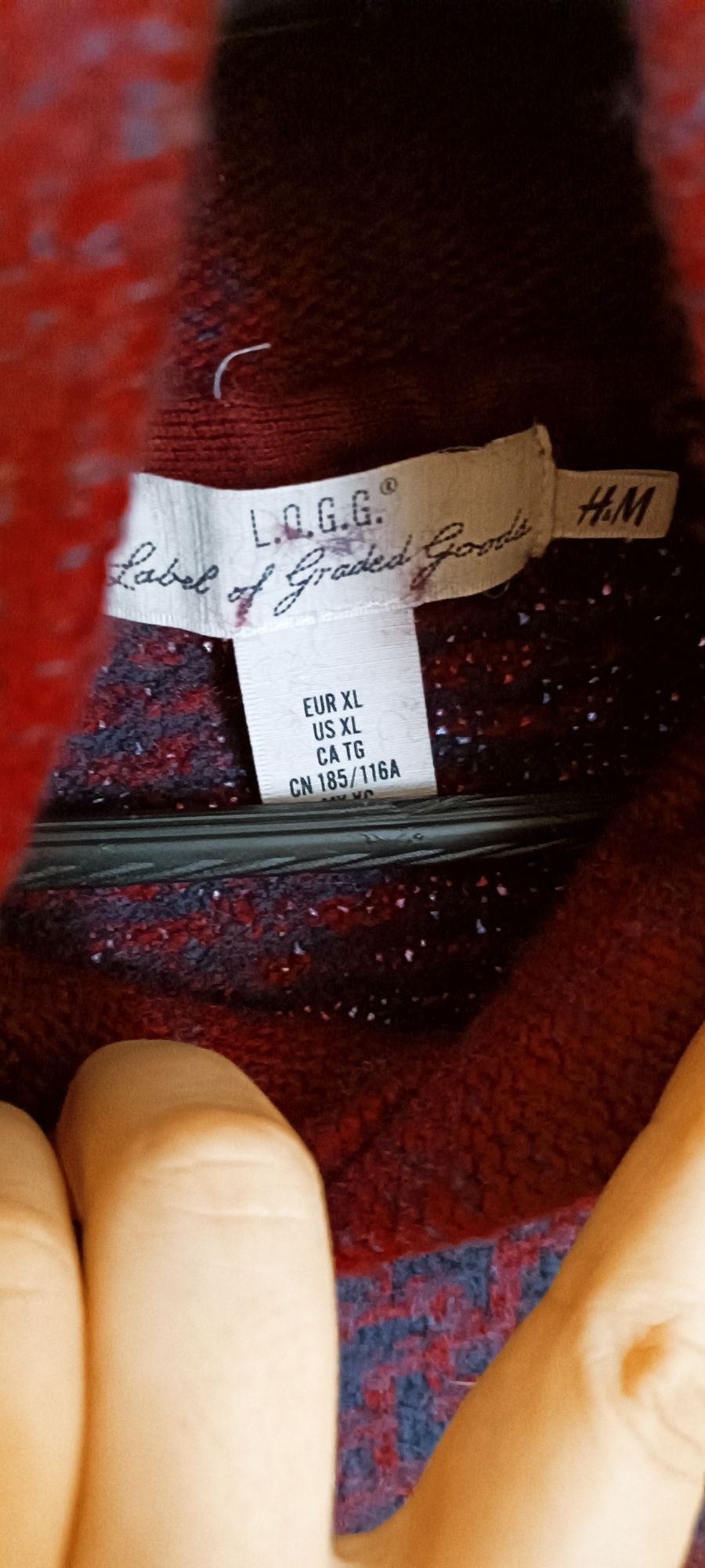 Męski sweter Wełniany
