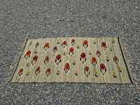 Stary piękny kilim Krokusy