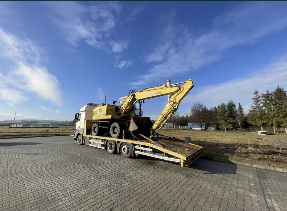 Wynajem maszyn/Roboty ziemne/Brukarstwo CAT/Komatsu/JCB