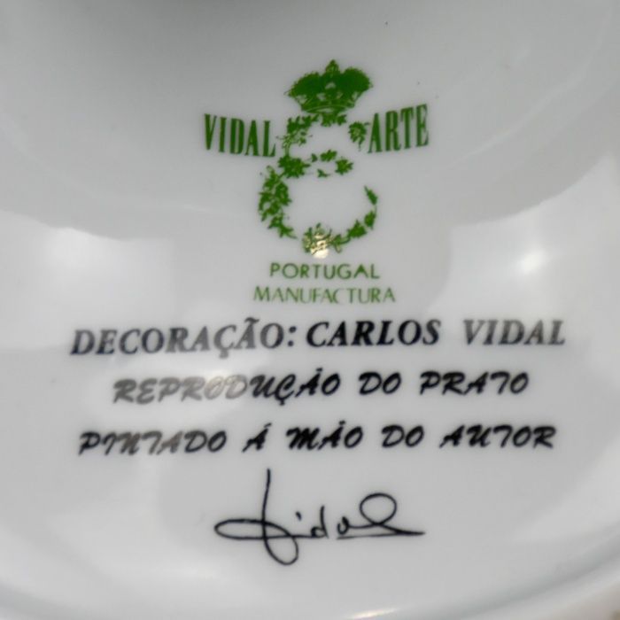 Par de Castiçais Porcelana Vidal Arte, decoração Carlos Vidal