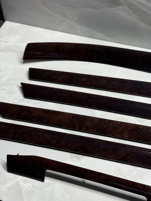 BMW E46 Декор Салону Дерево 2 склопідйомники Темне дерево декор салона