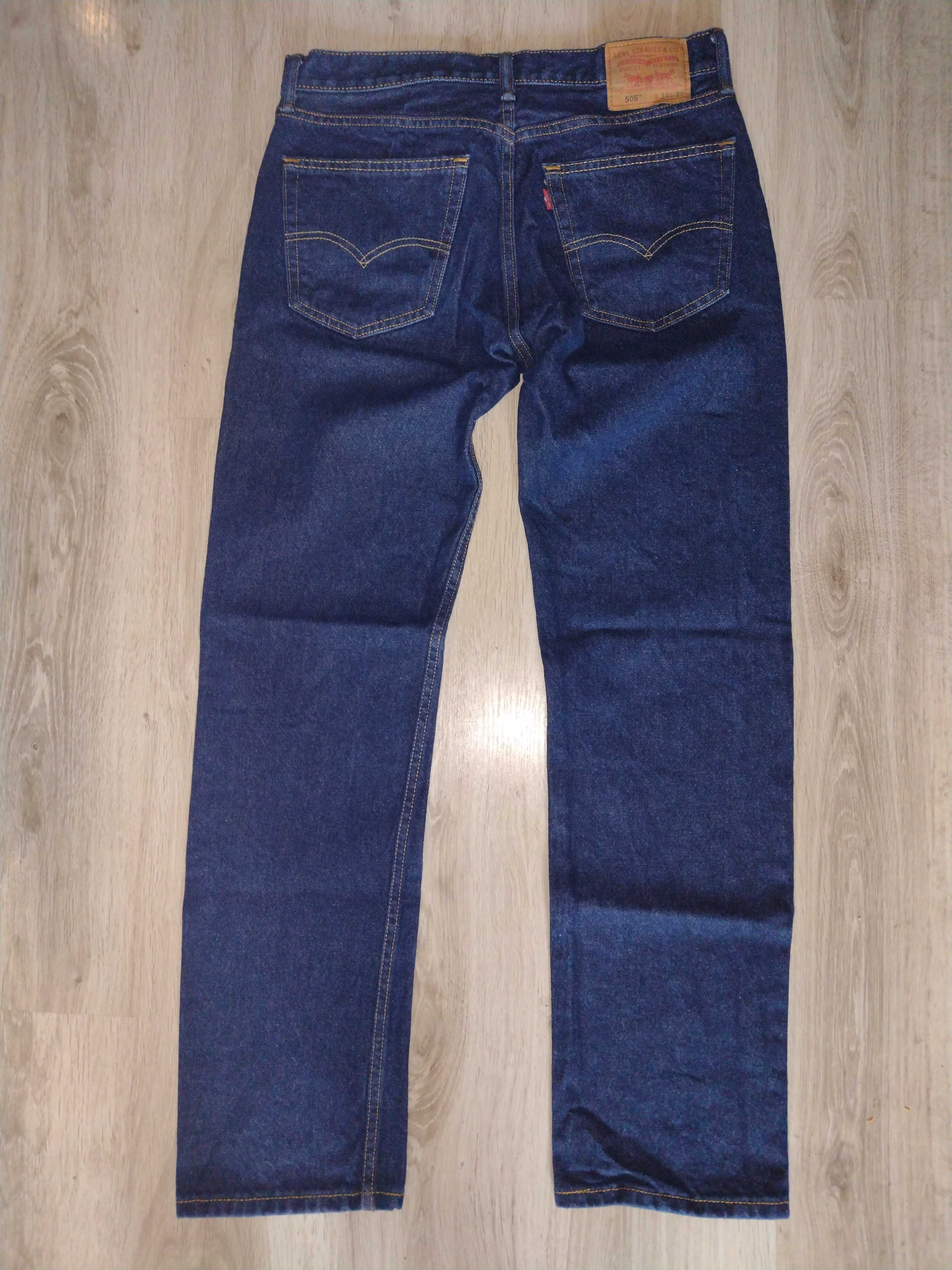 Spodnie Levi's 505 pas 90 jak nowe