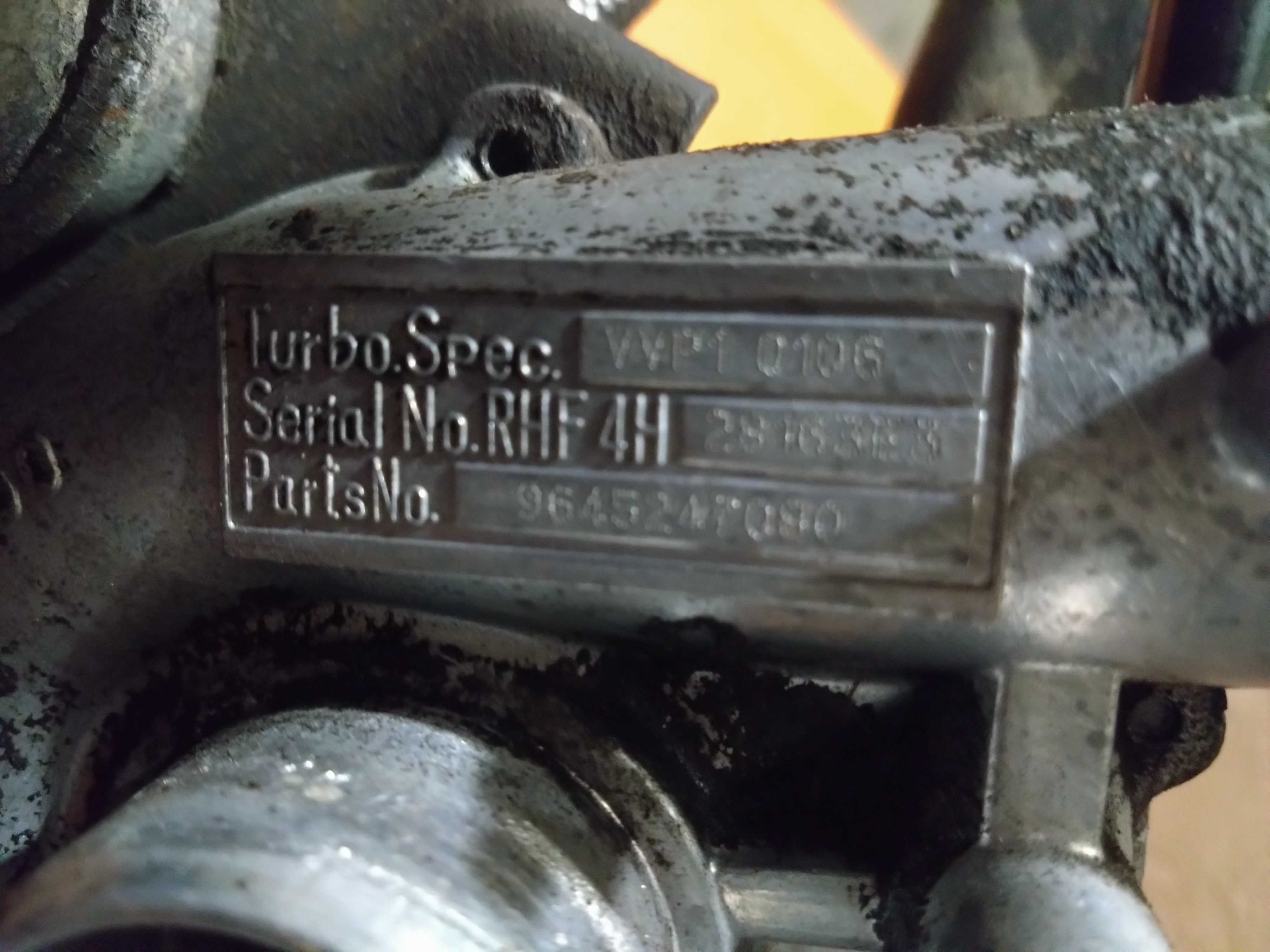 Турбіна Peugeot Partner 206 307 406 2.0 HDI 9645247080