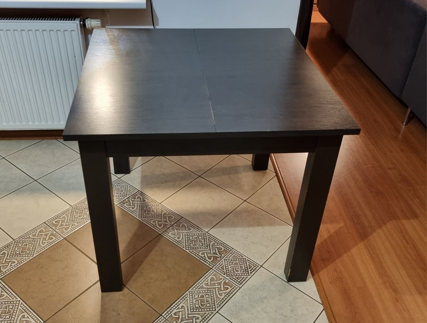 Stół 90x90 rozkładany wenge