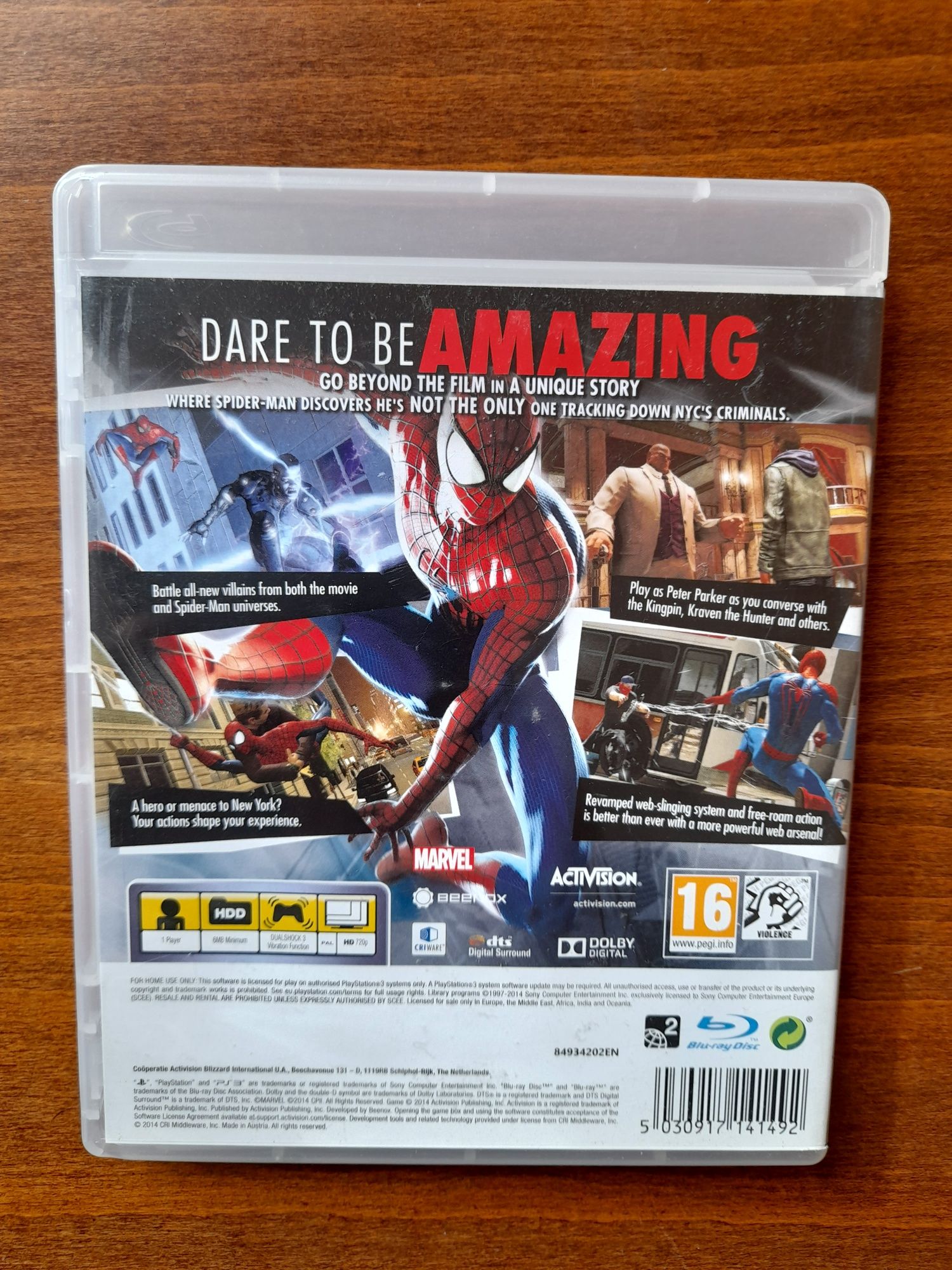 The amazing SPIDER-MAN 2 PS3