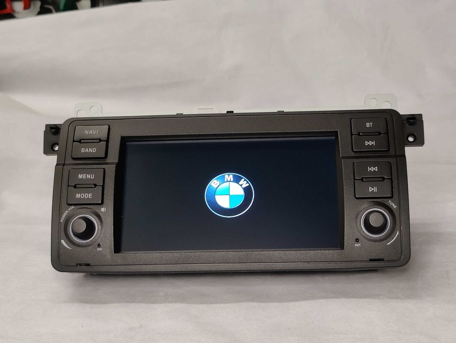 Rádio BMW E46 Android 13 WiFi GPS Novo com Garantia 2GB RAM