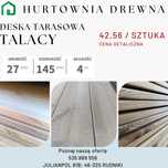 Deska tarasowa IMPREGNOWANA TALCY 27x145x4000 hurt detal